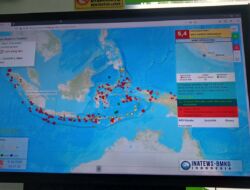 Gempa 5,4 Magnitudo Guncang Lampung, Tak Berpotensi Tsunami
