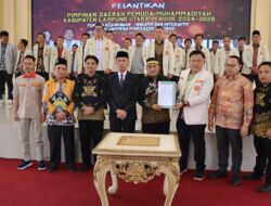 Wakil Bupati Hadiri Pelantikan Pimpinan Daerah Pemuda Muhammadiyah Lampung Utara Periode 2024–2028