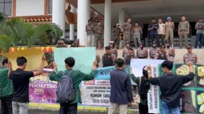 GPN Tanggamus Gelar Demo Desak Bupati Copot Sekdakab Ir.Suadi.