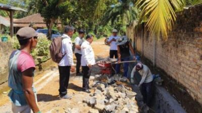 Monitoring Kampung Serdang Kuring, Bahuga dilakukan oleh TPP Kab. Way Kanan