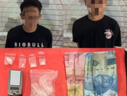 Dua Pelaku Pengedar Sabu Diringkus Sat Narkoba Polres Lampung Utara 
