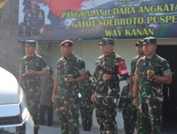 Kunker Pangkostrad Dalam Rangka Latgabma Super Garuda Shield-25 di Sambut Baik Dandim 0427
