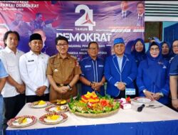 Wansori Ajak Hamartoni Gabung Demokrat  DI HUT Partai. Demokrat ke 24  