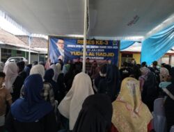 Reses : Warga Parerejo Sambut Yudha Alhadjid dengan Lagu Selamat Datang