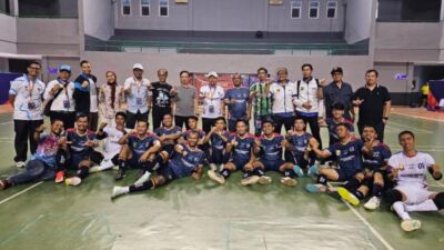 Tim Futsal Pemprov Lampung Hantam Setjen KPU 10–0, Puncaki Klasemen Sementara BAPOR KORPRI 2025