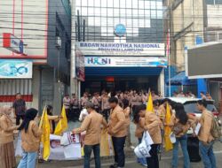 Permahi Lampung, Gelar Aksi Demonstrasi Di Depan Gedung BNNP
