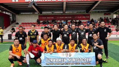 Lewat Mini Soccer, Pemprov Lampung dan Jurnalis Perkuat Sinergi Pembangunan Daerah