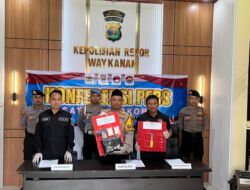 Sabu Sebanyak 201,88 Gram Yang Dibawa Pria Asal OKI, Diamankan Satres Narkoba Way Kanan