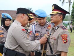 Upacara Sertijab Wakapolres dan Kasi Propam Digelar Polres Way Kanan
