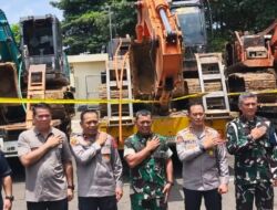 Ungkap TI Di Way Kanan, Polda Lampung Amankan 41 Eksa Dan 24 Orang