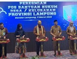 Pemerintah Kabupaten Lampung Utara Raih Penghargaan Nasional Pembentukan Pos Bantuan Hukum