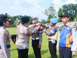 Polres Lampung Timur Gelar Apel Operasi Ketupat Krakatau 2026, Siapkan 4 Pos Lebaran