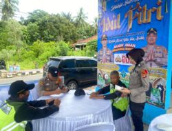 Ops Ketupat Krakatau 2026, Sidokkes Polres Way Kanan Gelar Pelayanan Kesehatan