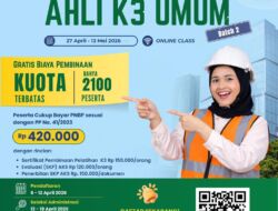 Siap-siap! Kemnaker Buka Lagi Pembinaan K3 Gratis untuk 2.100 Peserta