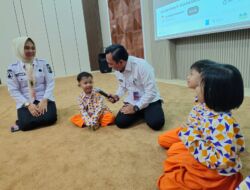 Menumbuhkan Cinta Literasi Sejak Dini, UPT PAUD SKB Kunjungi Perpustakaan Daerah Way Kanan