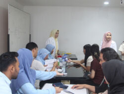 Mahasiswa Universitas Malahayati Ikuti Pemeriksaan Kesehatan Bersama Puskesmas Kemiling