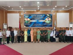 Pisah Sambut Danlanudad Gatot Soebroto Digelar Pemkab Way Kanan 