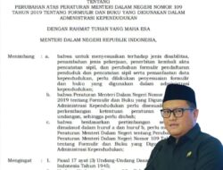 Dorong Pemutakhiran Data, Ketua DPRD Lampung Ajak Pemkab/Pemkot se-Lampung Sosialisasikan Permendagri Nomor 6 Tahun 2026. 