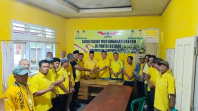 Pendaftaran Calon Ketua Golkar Lampung Barat Resmi Ditutup, Tomi Ardi Jadi Satu-satunya Pendaftar