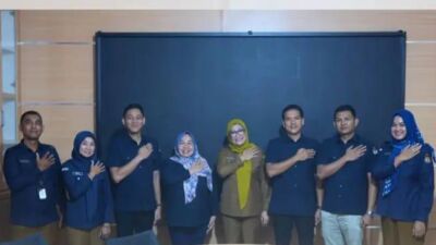 Sekretaris Daerah Di Dampingi kepala kesbang Terima Kunjungan Komisioner Komisi Pemilihan Umum