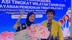 Luthfia Zahra Delfi Raih Juara 1 Pilmapres LLDIKTI Wilayah II, Siap Melaju ke Tingkat Nasional