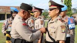 Polres Way Kanan Gelar Sertijab Kabag SDM dan Kapolsek Umpu Semenguk 