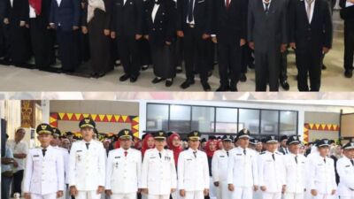Pejabat Administrator dan Pengawas di Lingkungan Pemkab Lampung Utara Resmi Dilantik