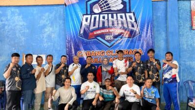 Turnamen PORKAB 2026 Sukses Digelar PBSI Way Kanan, 80 Atlet Siap Dijaring dan Berlaga