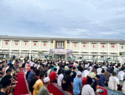 Hangatkan Kebersamaan, Rutan Kelas I Bandar Lampung Laksanakan Sholat Iduladha 1447 H dengan Hikmat