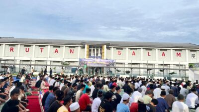 Hangatkan Kebersamaan, Rutan Kelas I Bandar Lampung Laksanakan Sholat Iduladha 1447 H dengan Hikmat