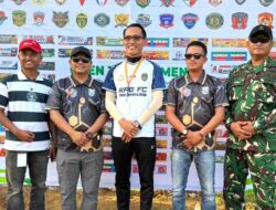 Dandim 0427/WK Membuka Turnamen Sepak Bola RPG CUP