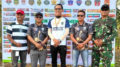 Dandim 0427/WK Membuka Turnamen Sepak Bola RPG CUP