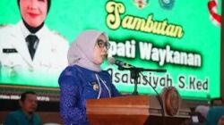 Bupati Ayu Hadiri Rakerda 2026 TP PKK Way Kanan 