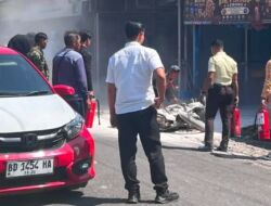 Heroik! Satpam BRI Curup Selamatkan Motor Warga yang Terbakar di Lebong