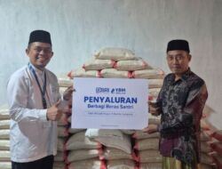 YBM BRILiaN Region 5 Bandar Lampung Salurkan Program Berbagi Beras Santri untuk Pondok Pesantren