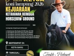 Kejuaraan Berkuda Memanah Piala Ketua KONI Lampung Jadi Ajang Pembinaan Atlet Muda